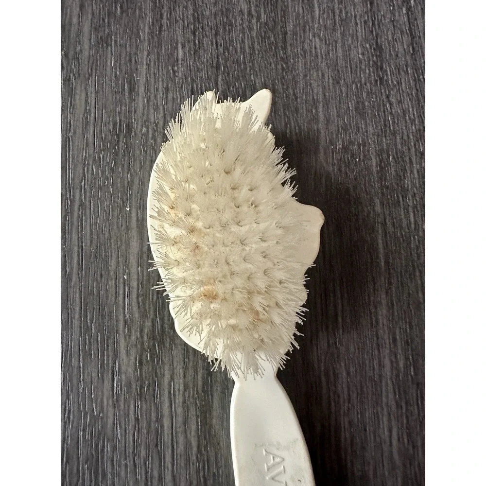 Vintage 1970s Avon‎ Giraffe Bath Brush Long Handle & Avon Zany Zebra Hair Brush